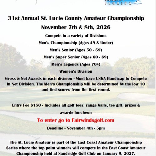 31st Annual St. Lucie County Amateur